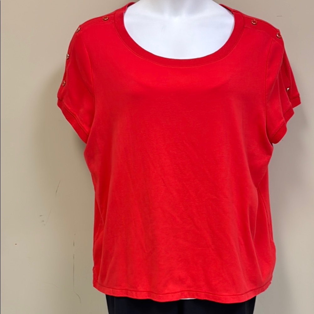 Talbots Red, knit Women's Top